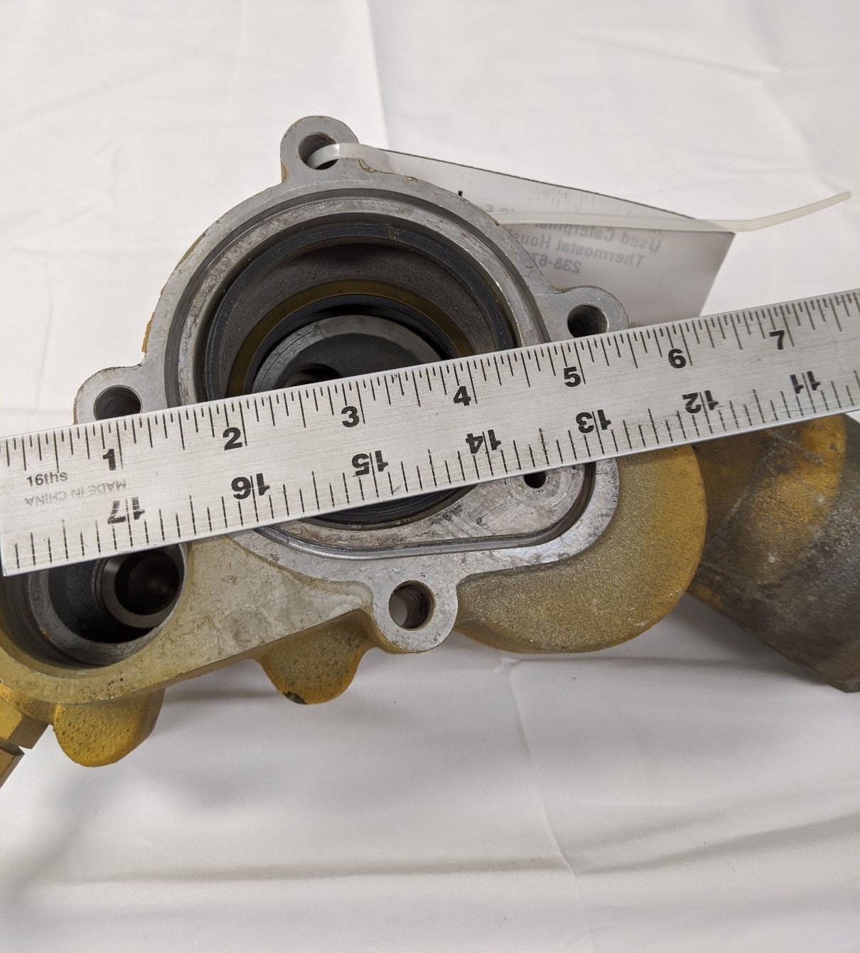 Used Caterpillar C13 Engine Thermostat Housing - P/N 238-6724-02