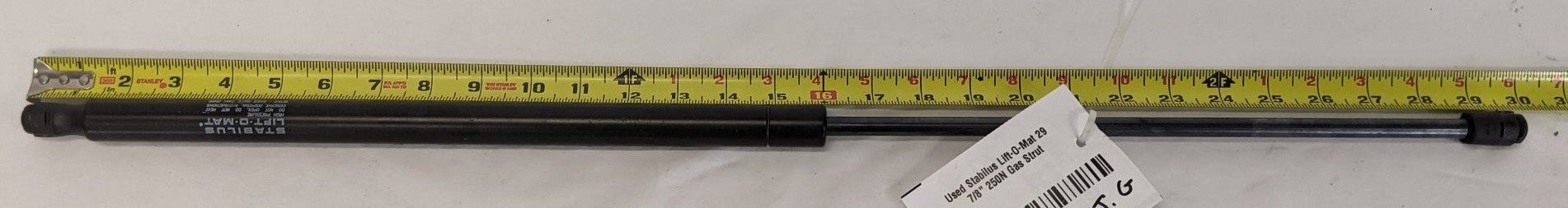 Used Stabilus Lift-O-Mat 29 7/8" 250N Gas Strut - P/N  0706UD (8361570304316)