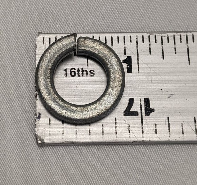 300 Galvanized Steel Split Lock Washers 1/2"