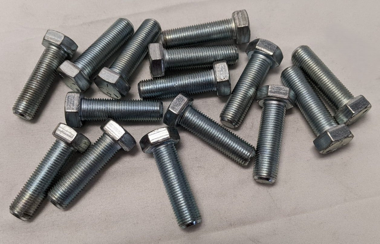 *Lot of 15* New 1/2"-20 X 1 3/4" Fully Threaded Grade 5 Steel Hex Bolts