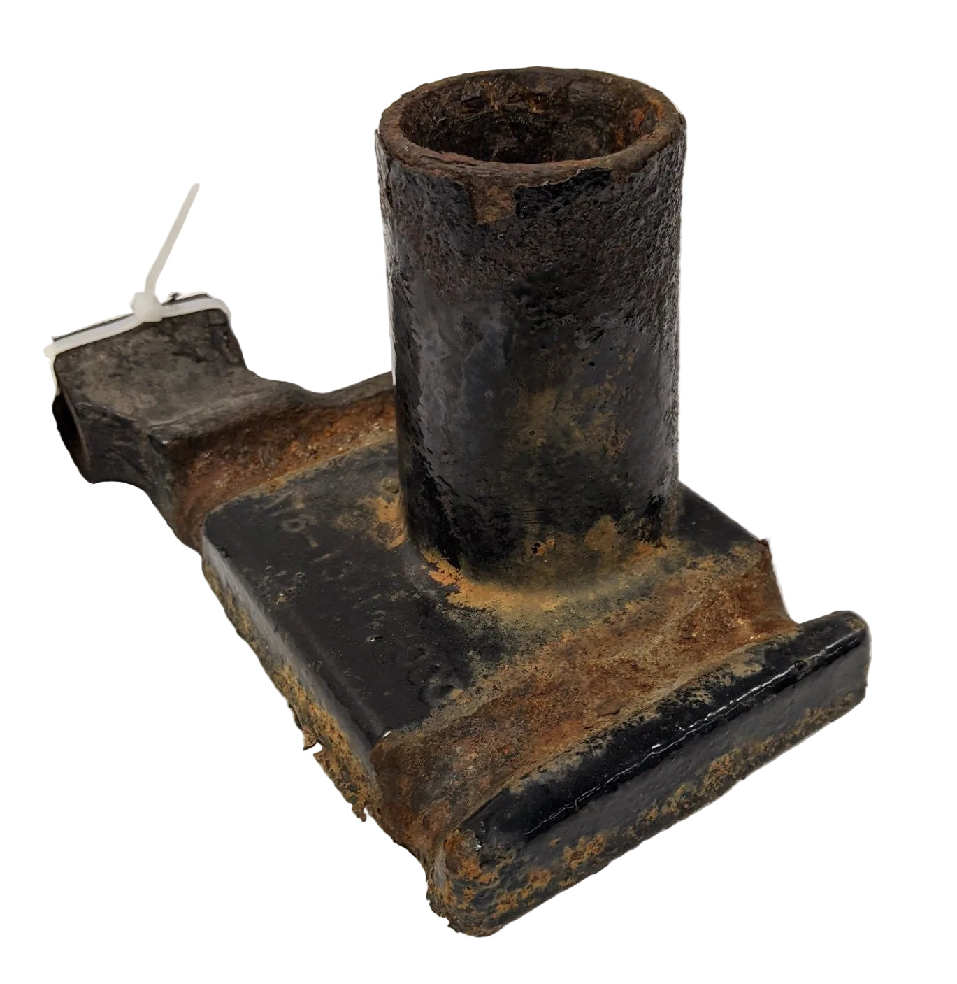 Used Freightliner RH Front Axle Stop Shock Absorption Bracket - P/N 16-15214-000