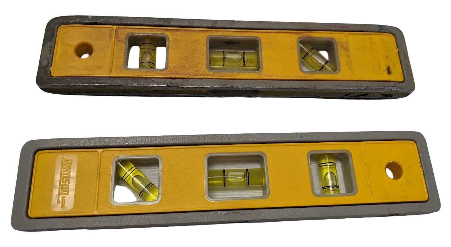 Johnson 9" Magnetic Torpedo Level 4500M - Lot of 2