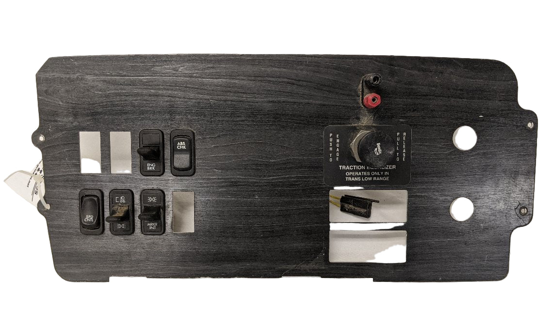 Used Freightliner Columbia Auxiliary Instrument Dash Panel - P/N  22-45867-010