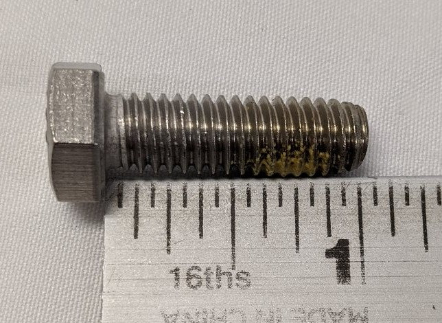 5/16"-18 x 1" Stainless Steel Hex Bolts - 18-8 (304), Fully Threaded, Lot of 50