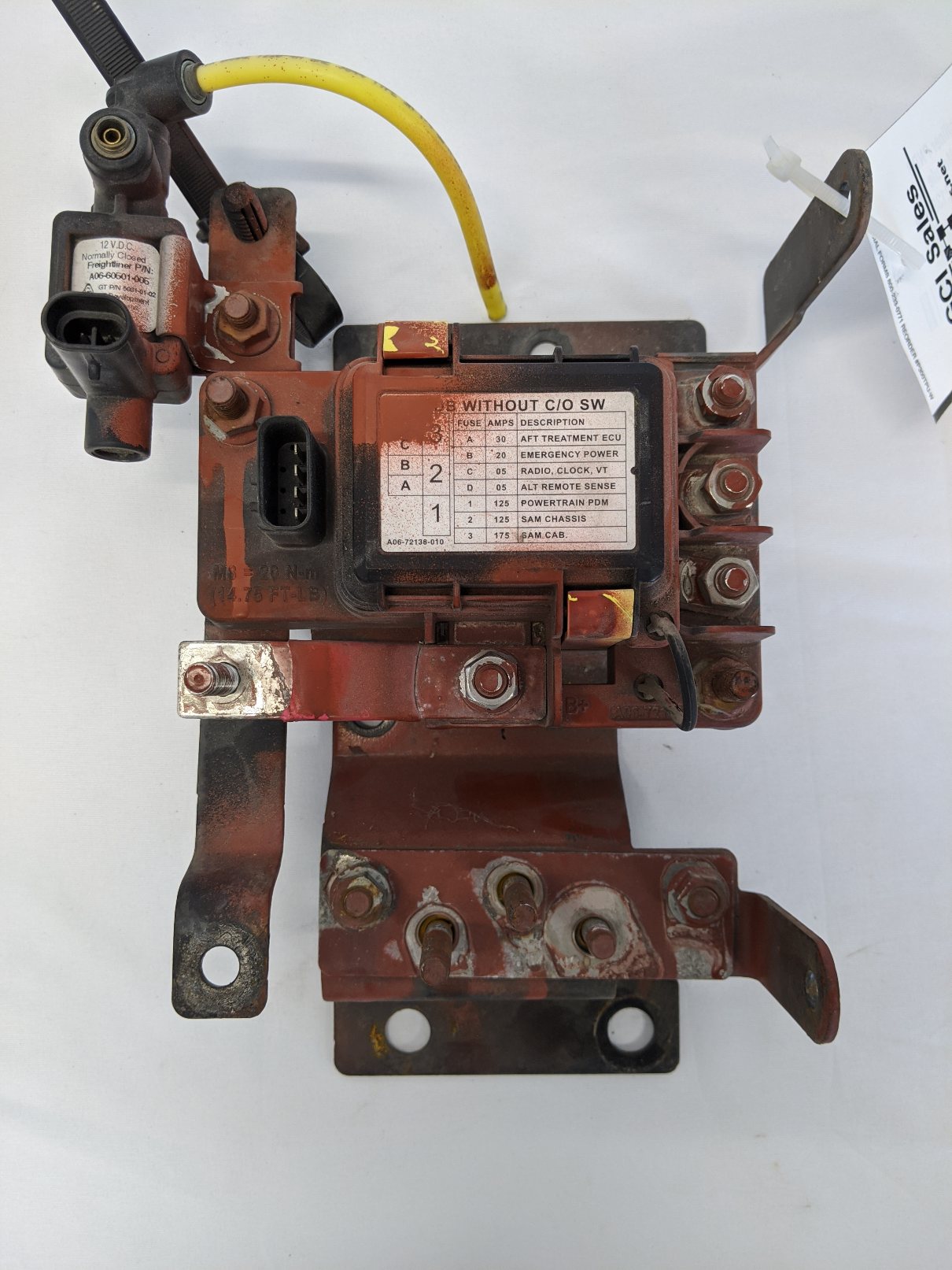 Used Freightliner PNDB Junction Box Module w/ Bracket - P/N A06-72138-010