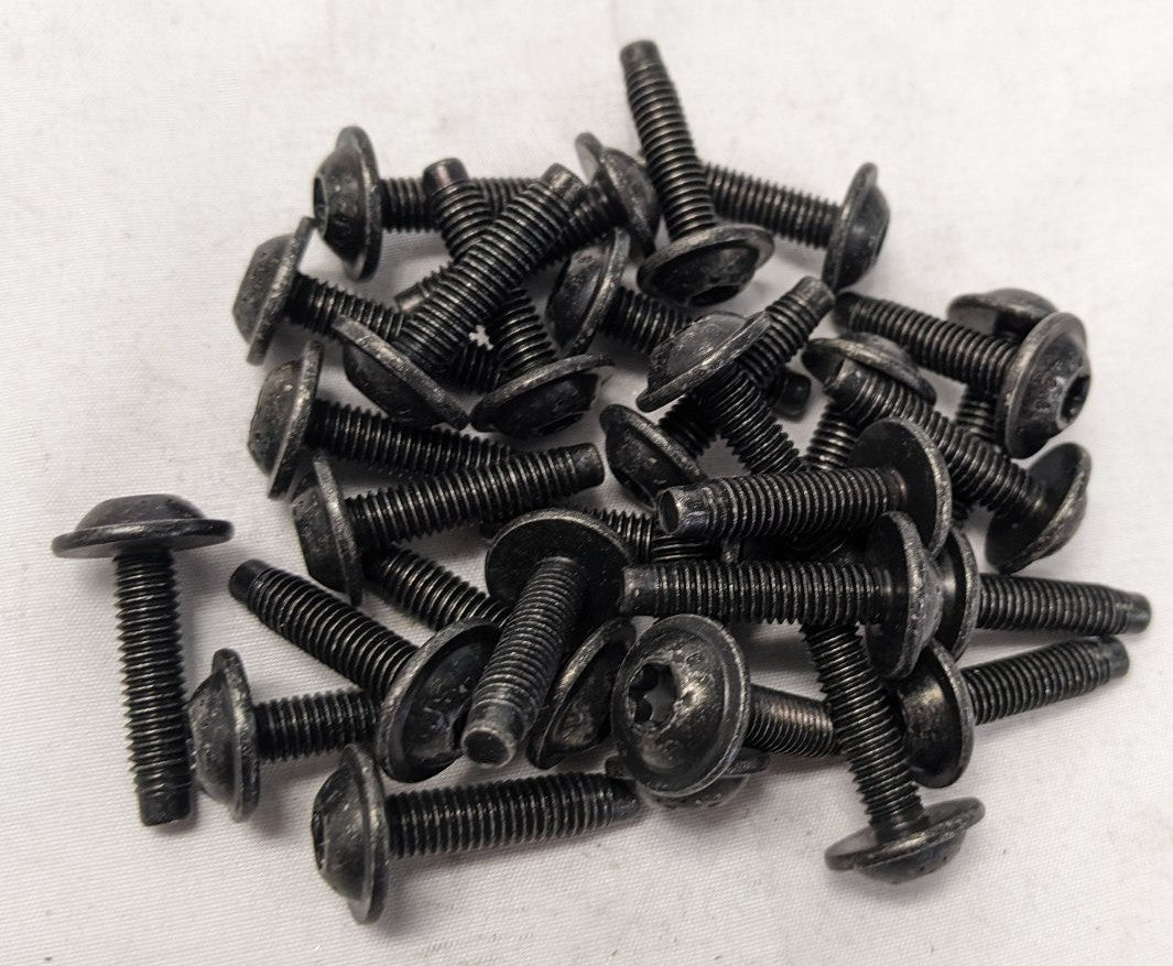 *Lot of 30* New M6-1mm x 25mm Full Thread Steel Modified Truss bolt (Torx) Bolt