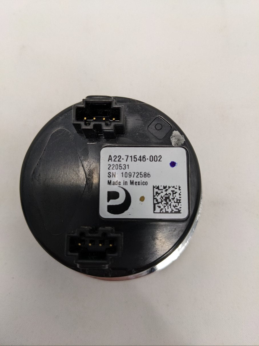 New Freightliner Chrome Center Rear Axle Deg. F Temp. Gauge - P/N A22-71546-002 (10134305964348)