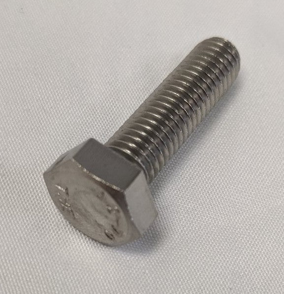 M8-1.25 x 30mm Stainless Steel Hex Bolts - A2-70, Fully Threaded, Lot of 50