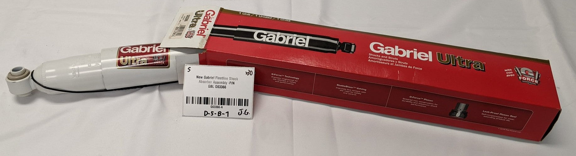Gabriel Fleetline Front Shock Absorber Assembly | G63366