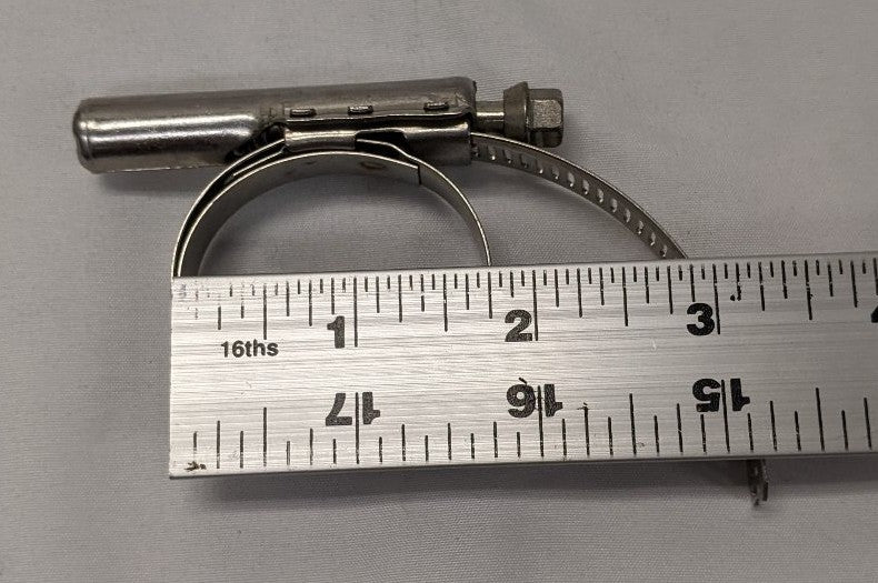 *Lot of 5* New 1-3/4 - 2-7/8" (44-74 MM) Stainless Steel Hose Clamps