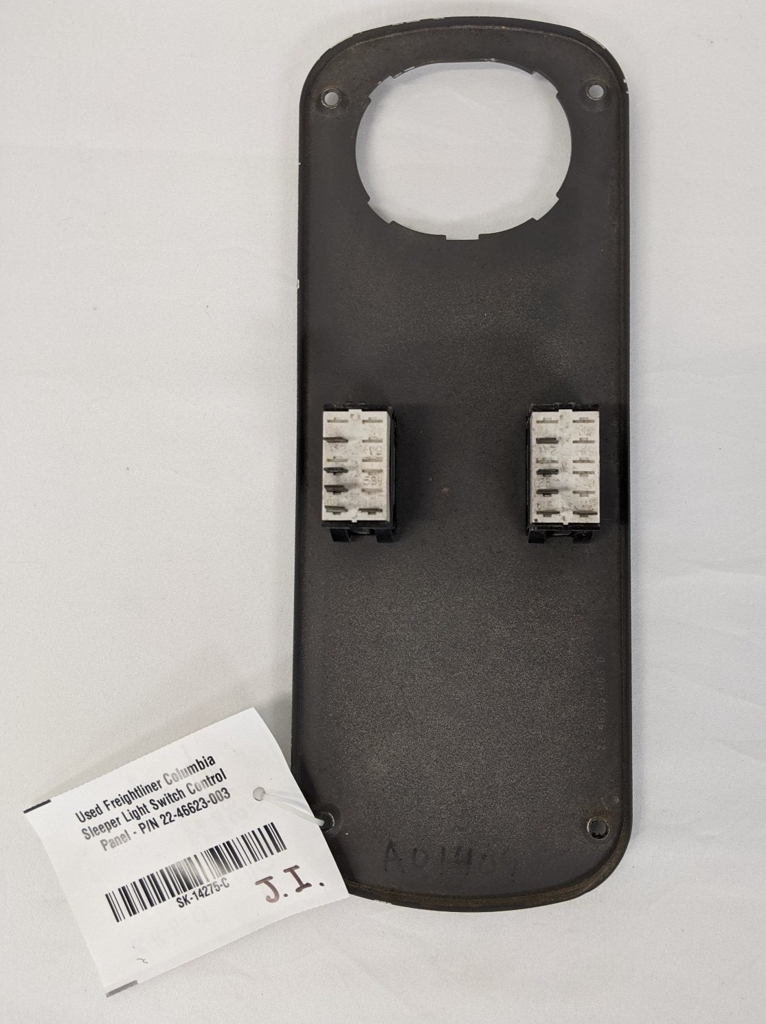 Used Freightliner Columbia Sleeper Light Switch Control Panel - P/N 22-46623-003