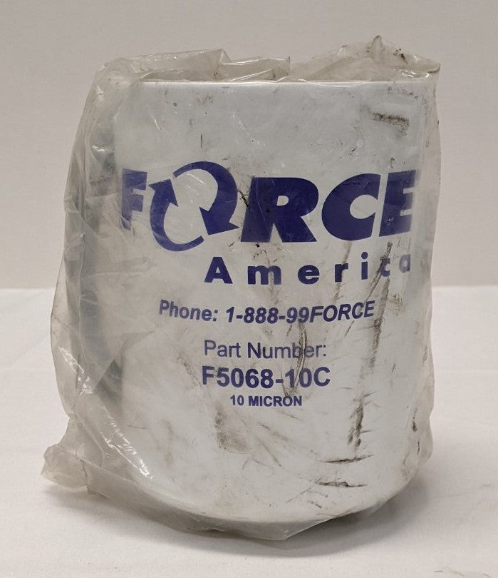 New Force America Hydraulic Fluid Filter w/ Head & Gauge -P/N  F5068-10C