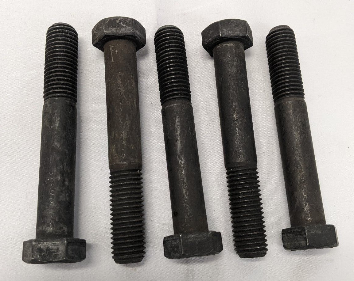 *Lot of 5* New 3/4"-10 x 5" Partly Threaded Coarse Grade 8 Steel Hex Bolts