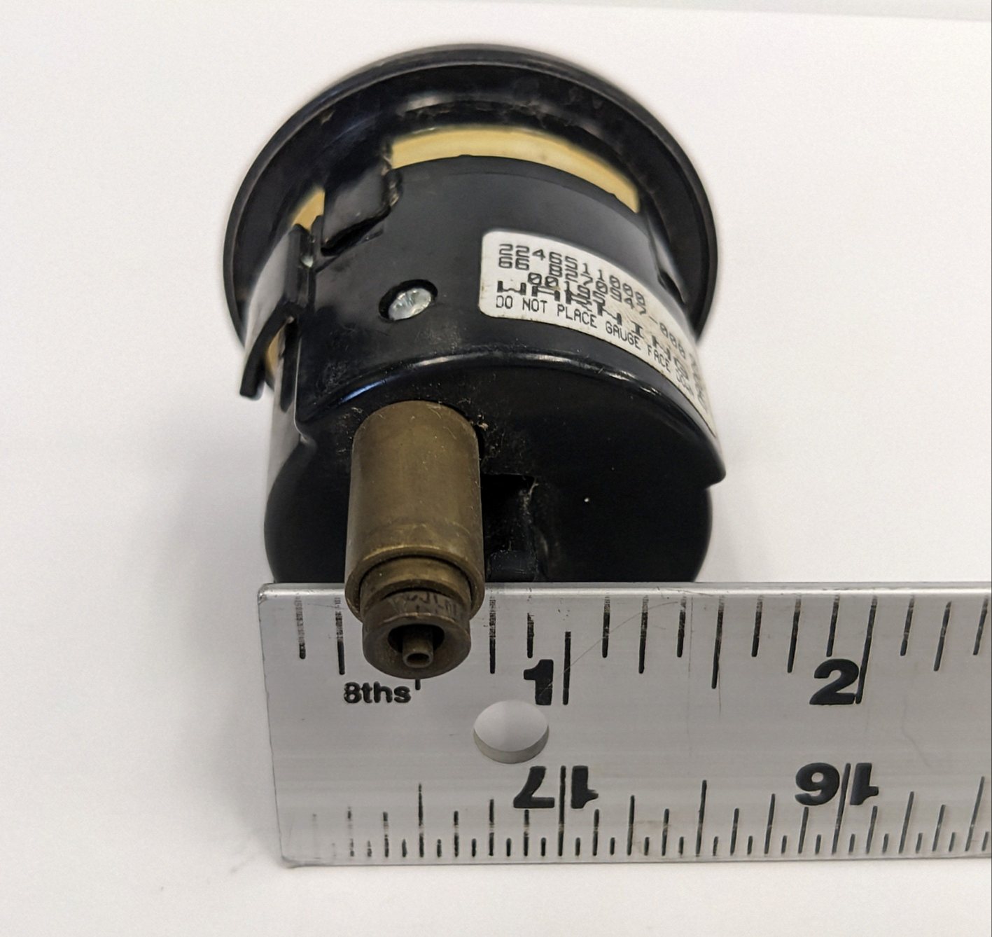 Damaged Freightliner Primary Air Pressure PSI Dash Gauge - P/N 22-46511-000 (10105398657340)