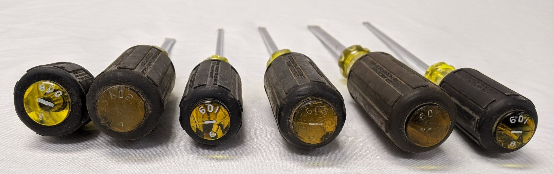 Klein Flathead Screwdriver Set (6-Piece) - Used