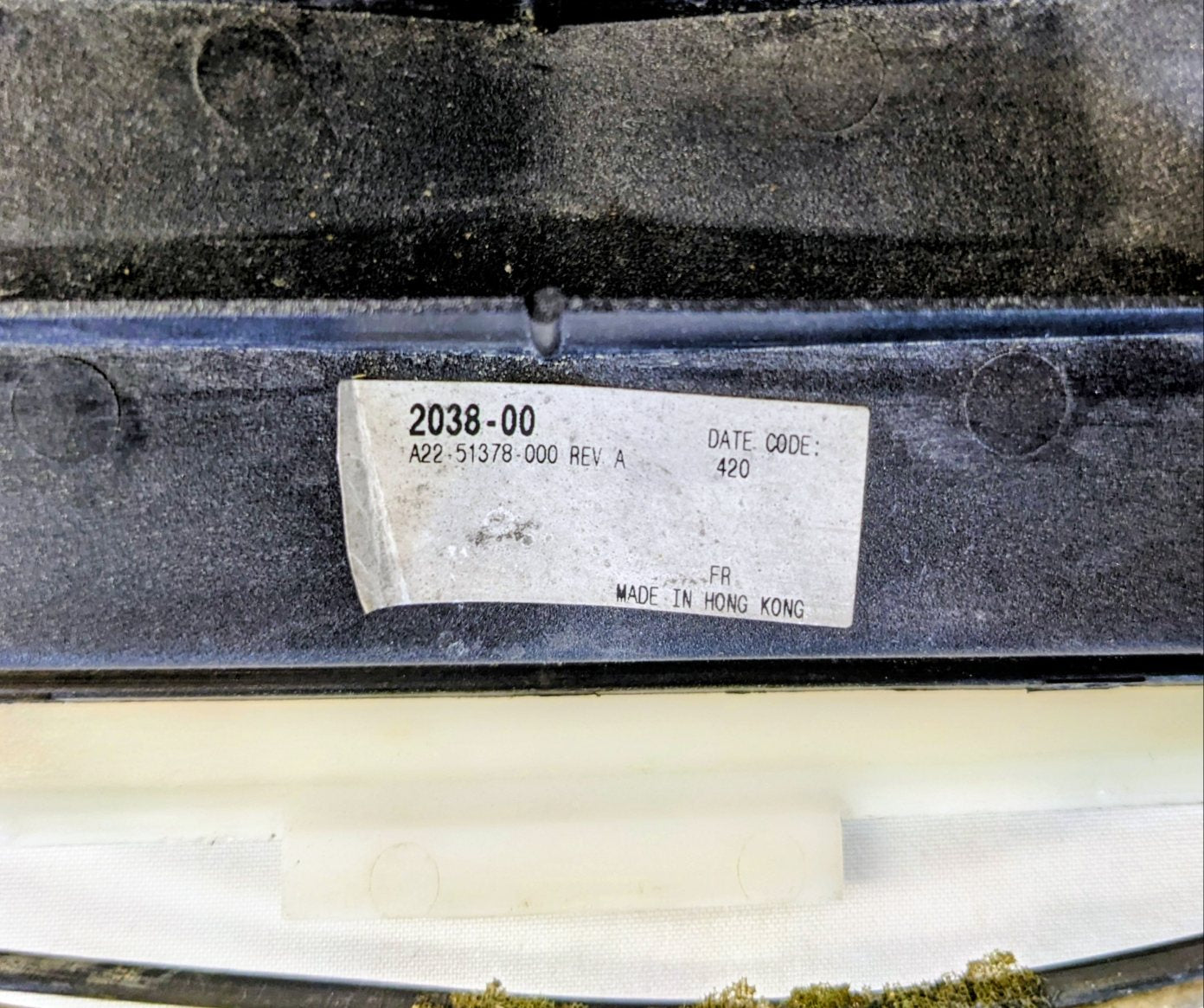 Used Columbia/Century Light Fixture and Fog Lens - P/N A22-51378-000 (10175168741692)