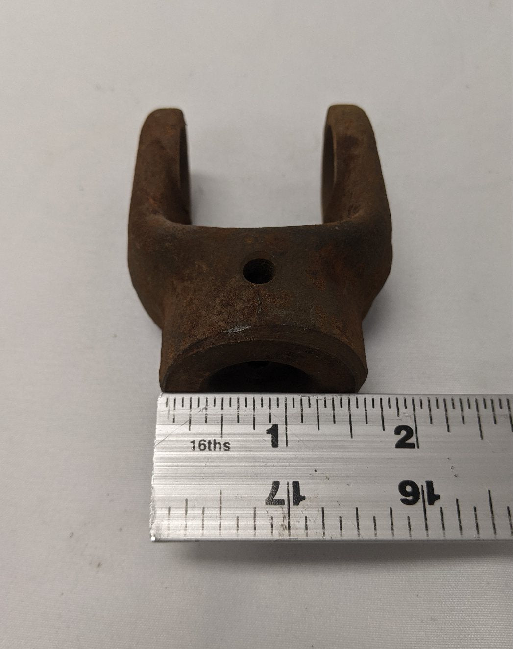 *Lot Of Two* Round Bore, No Keyway w/ Set Screw Implement Yoke