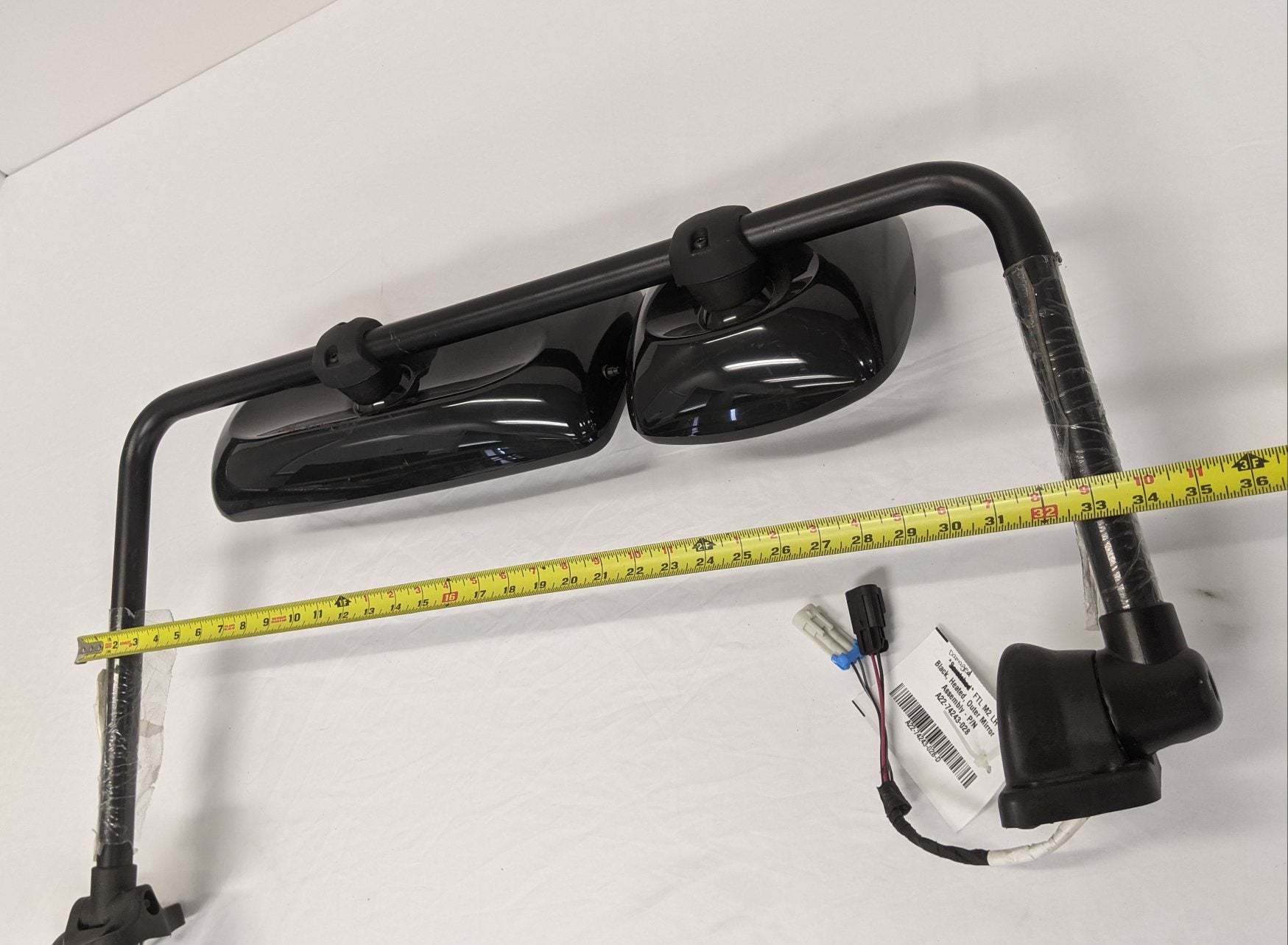 *Damaged* FTL M2 LH Black, Heated, Outer Mirror Assembly - P/N  A22-74243-028 (6599021723734)