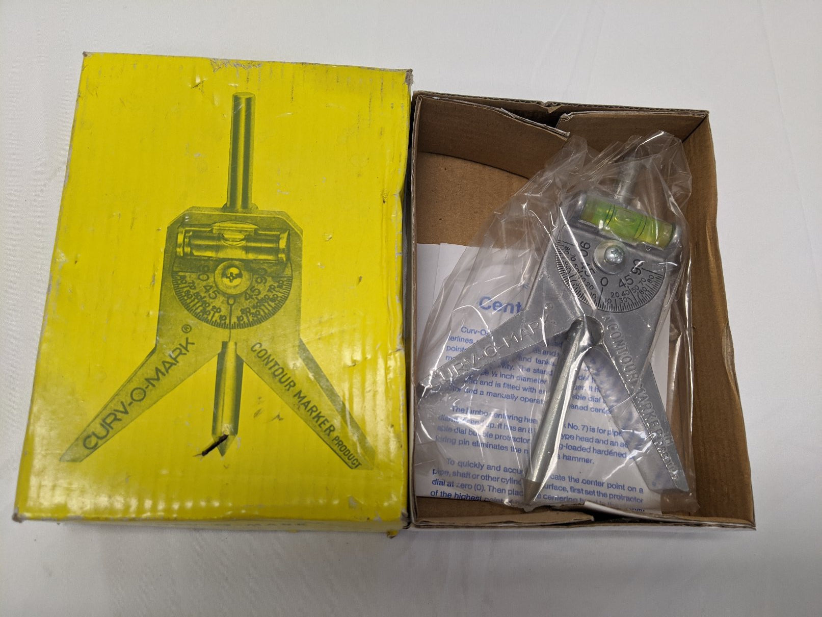 Jackson Curv-O-Mark Centering Head Level | Lot of 2 | Pipe Marker | 1/2"-4"