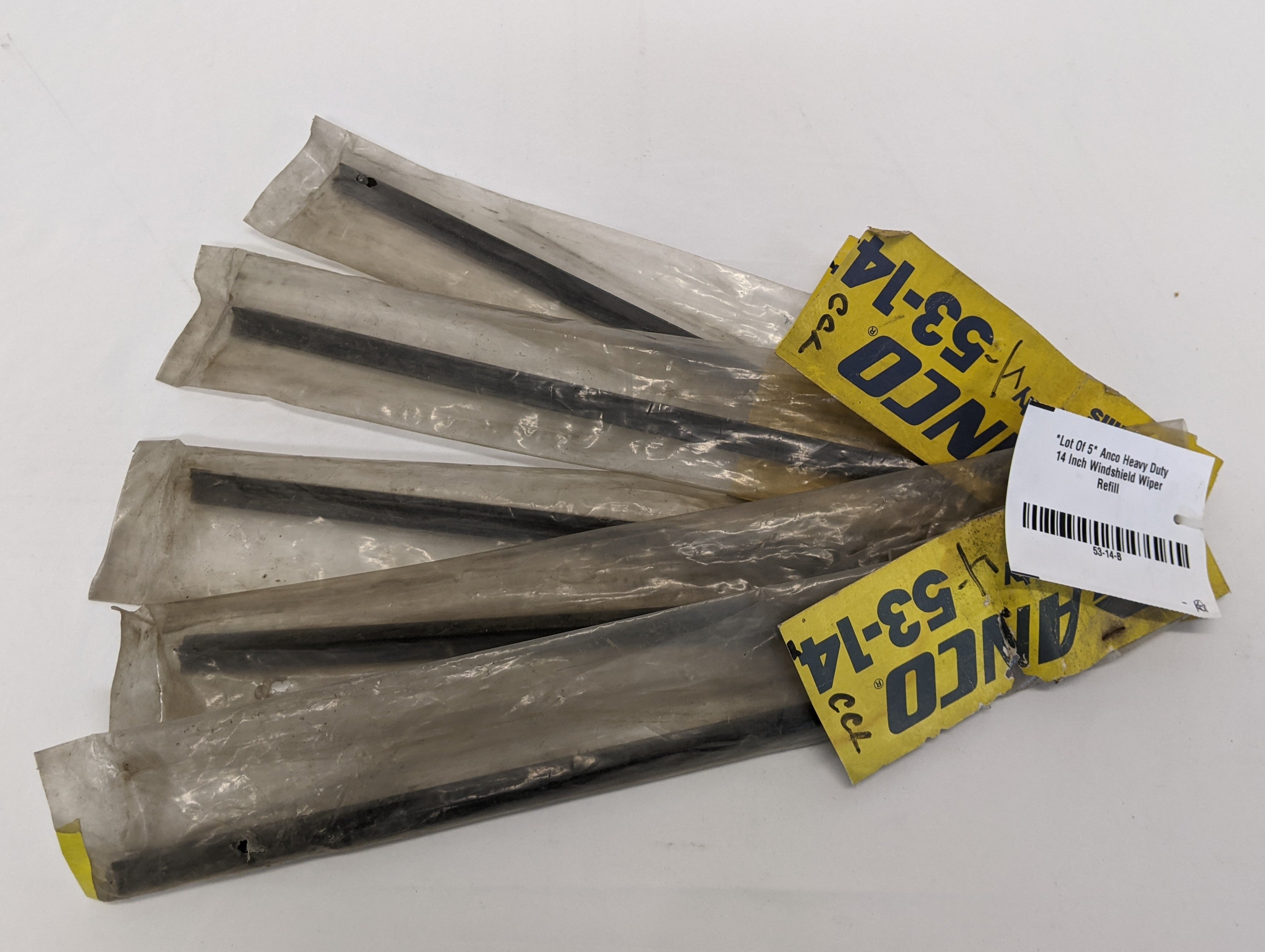 *Lot Of 5* Anco Heavy Duty 14 Inch Windshield Wiper Refill - 5314 (10016870236476)