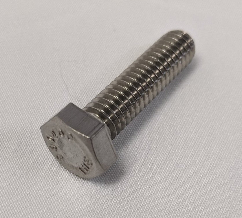 5/16"-18 x 1 1/4" Stainless Steel Hex Bolts - 18-8 (304), Fully Threaded, Lot of 100