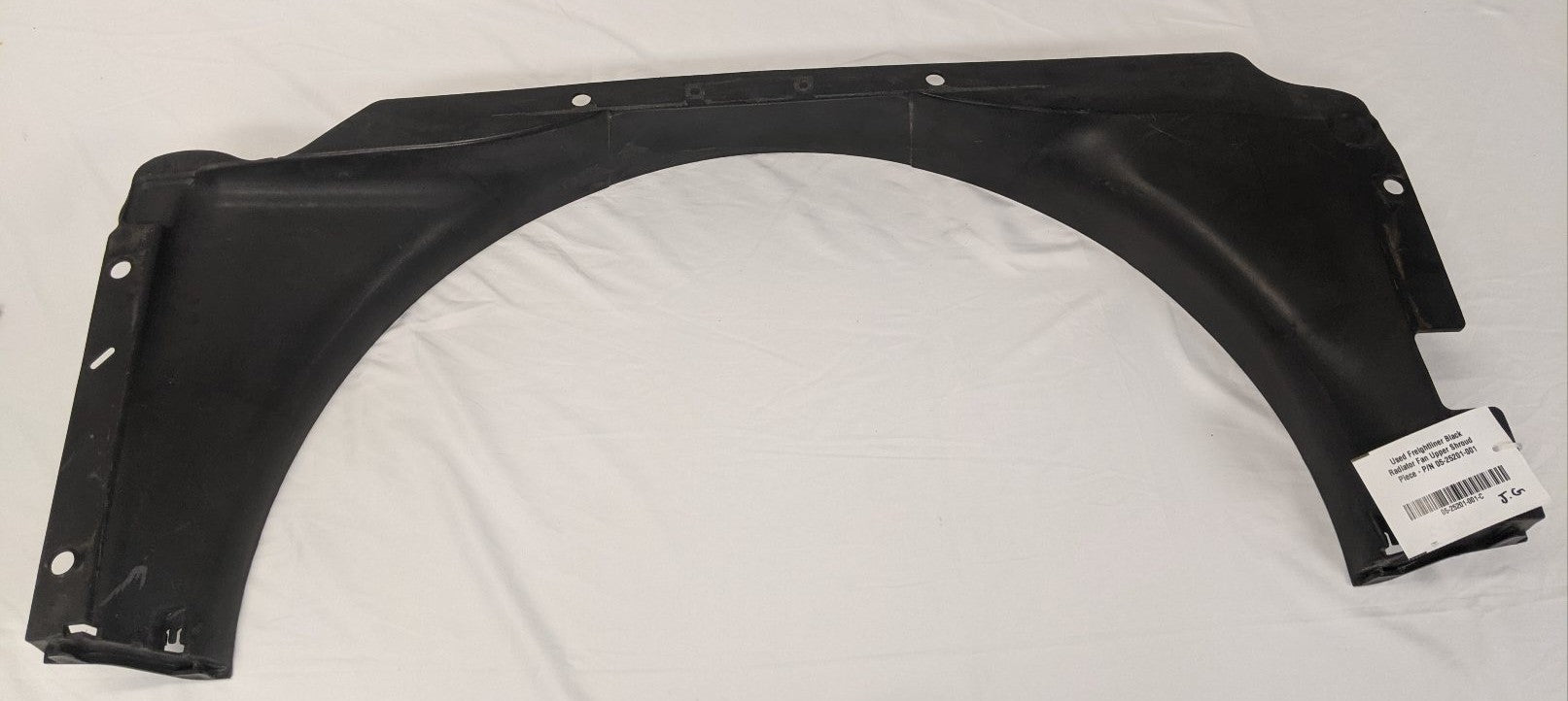 Used Freightliner Black Radiator Fan Upper Shroud Piece - P/N 05-25201-001