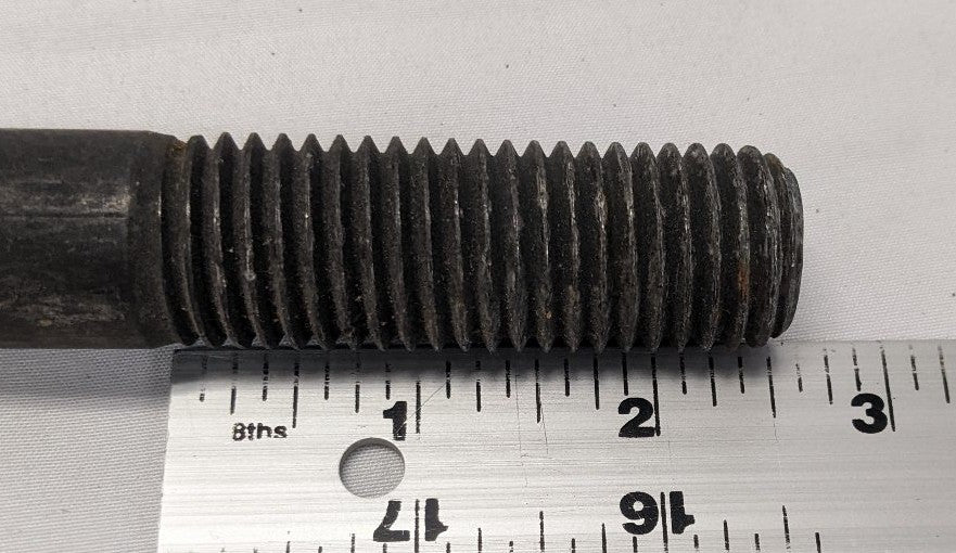 *Lot of 6* New 7/8"-9 x 8-3/8" Partly Threaded Coarse Grade 8 Steel Hex Bolts