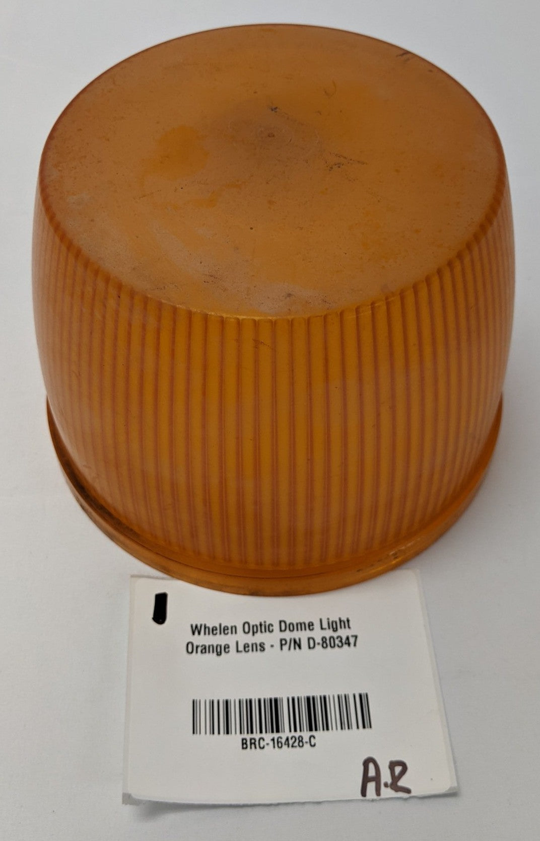 Whelen Optic Dome Light Orange Lens - P/N D-80347