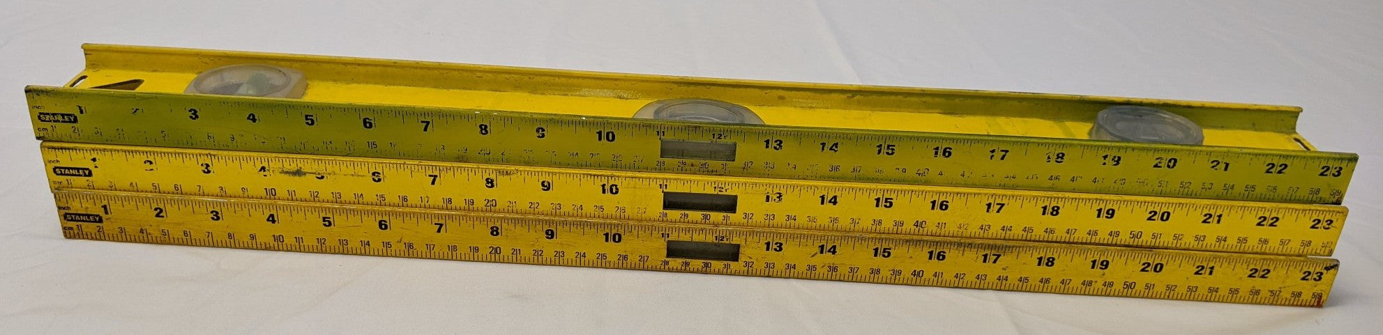 Stanley 24" I-Beam Level 42-324 180° 3 Vial - Lot of 3