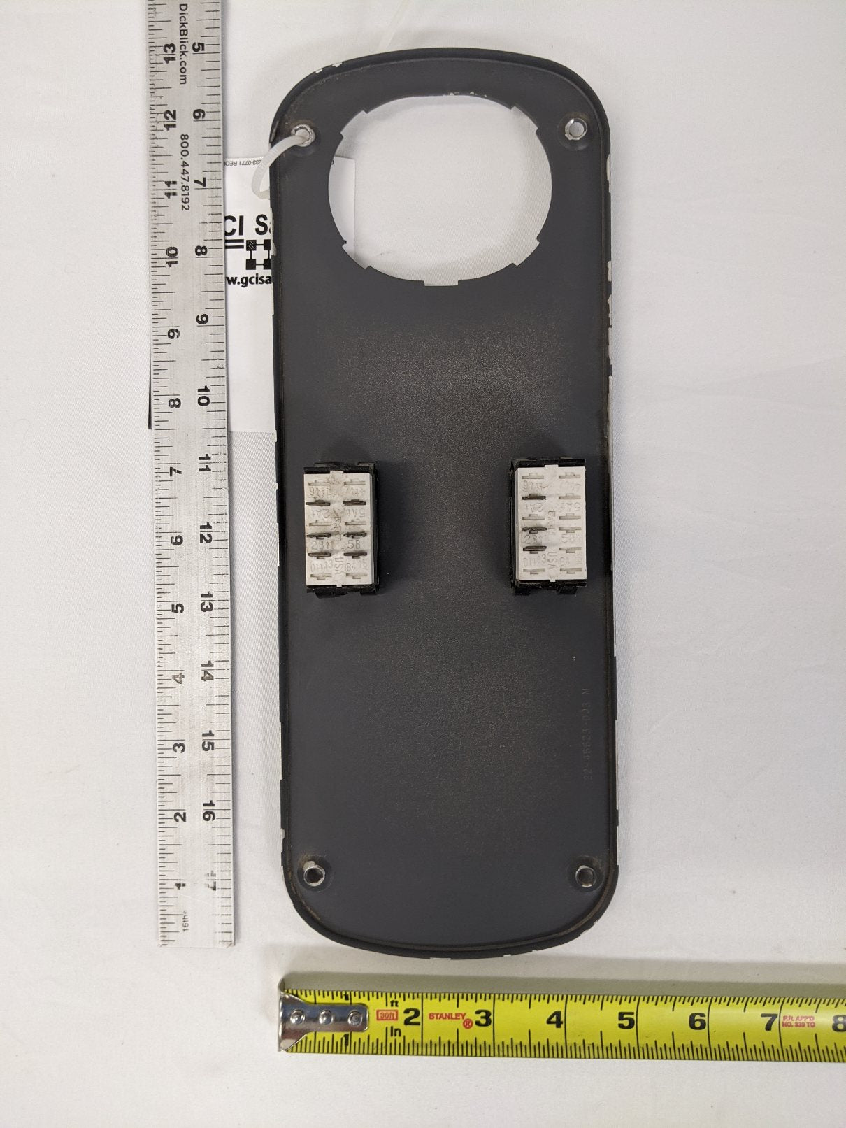 Used Freightliner Columbia Sleeper Lamp Switch Control Panel - P/N 22-46623-003