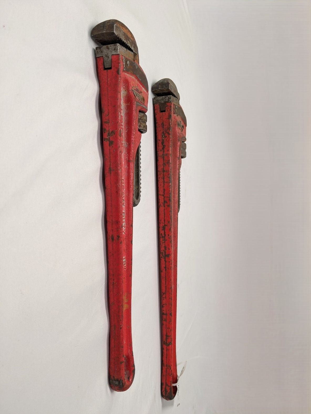*Lot Of 2* Used Ridgid 18", 24" Steel Straight Pipe Wrenches