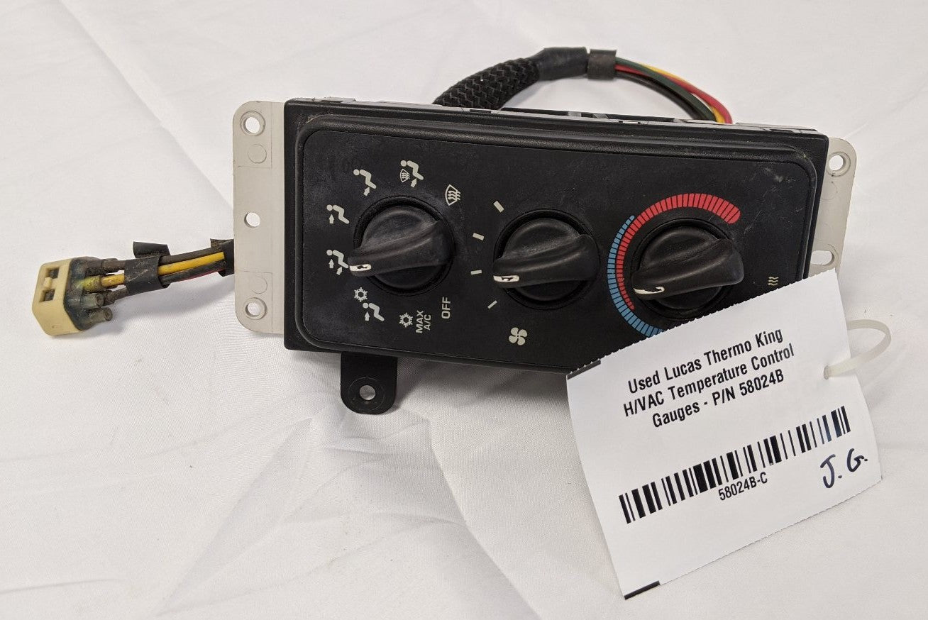 Lucas Thermo King HVAC Temperature Control Gauges - P/N 58024B