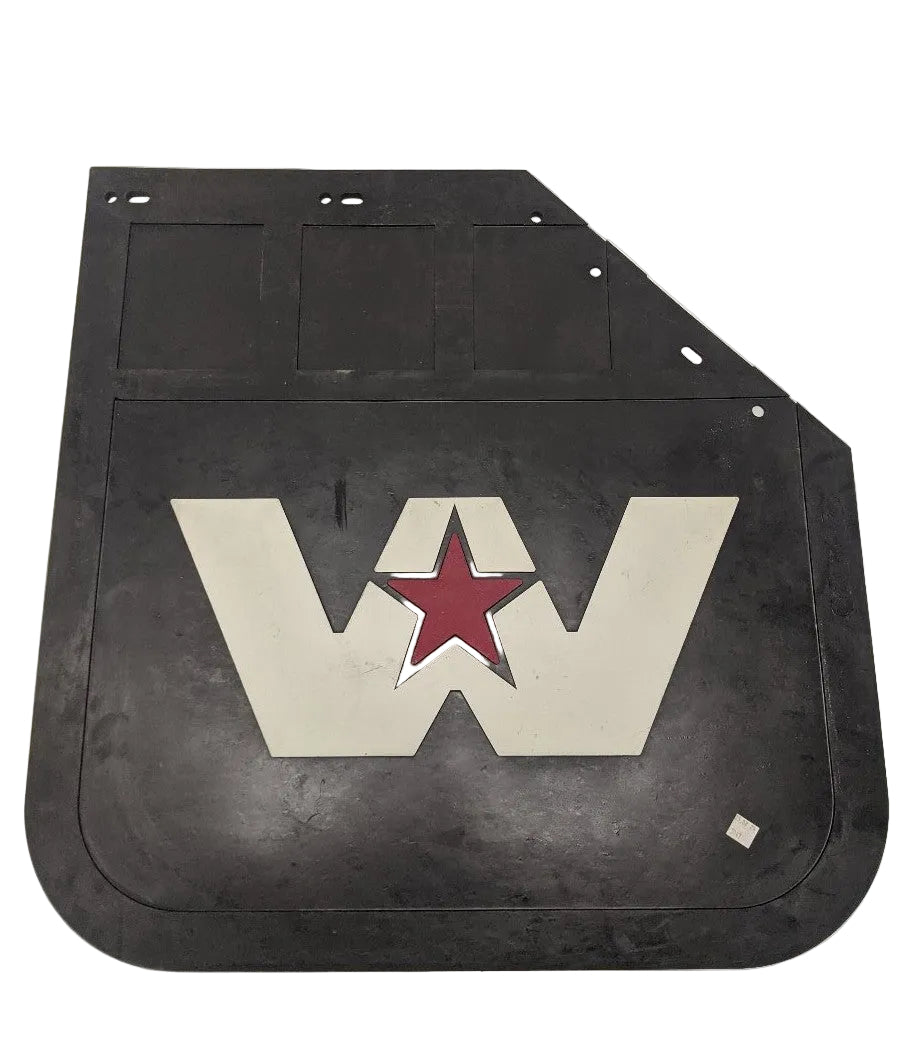 Western Star RH 24" Rear Mud Flap w/ Logo | 22-69557-021