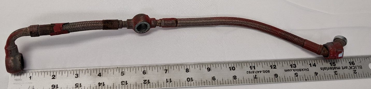 Used Cummins ISX/QSX 16" Flexible Turbo Oil Drain Tube 3686355