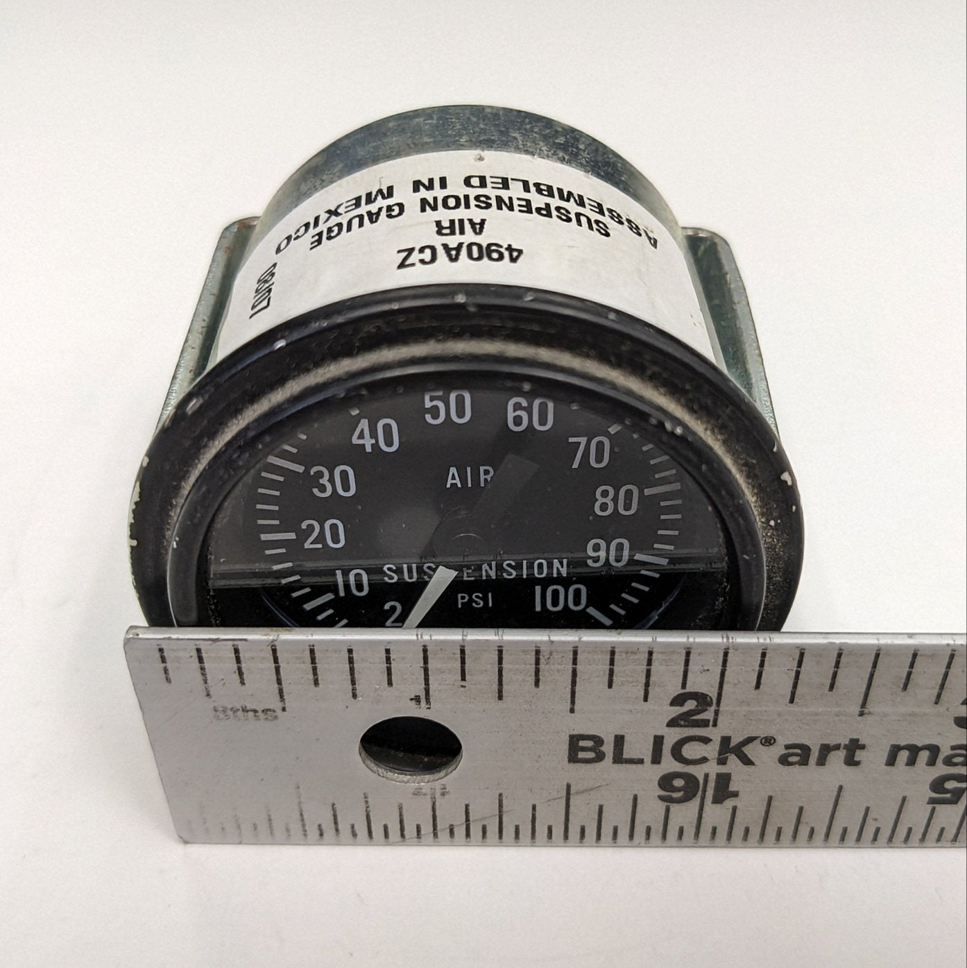 Used Freightliner Cascadia P3 Suspension PSI Gauge w/o Bulb - P/N SW 490ACZ (10171392426300)