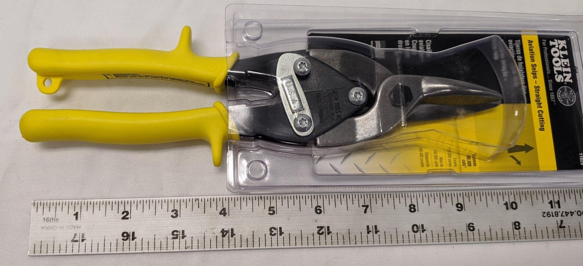 Klein Journeyman Aviation Snips Straight Cut 1.5" J1102S