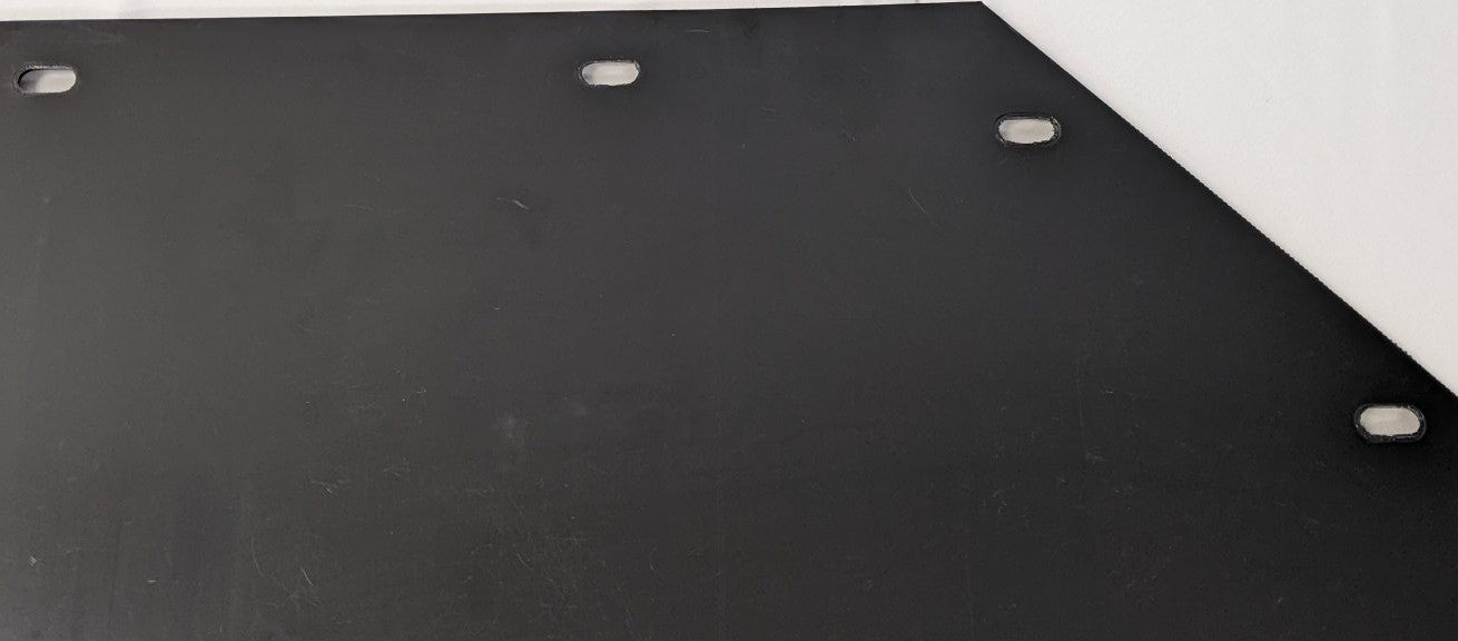 Freightliner 30" RH Rear Black Mud Flap Mitered 2 | 22-69608-242