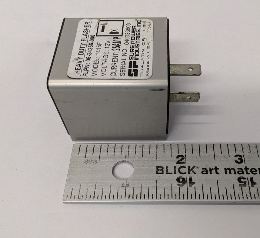 Used Sure Power Industries 1415F Heavy Duty Flasher - P/N 06-34356-000 (10114268528956)