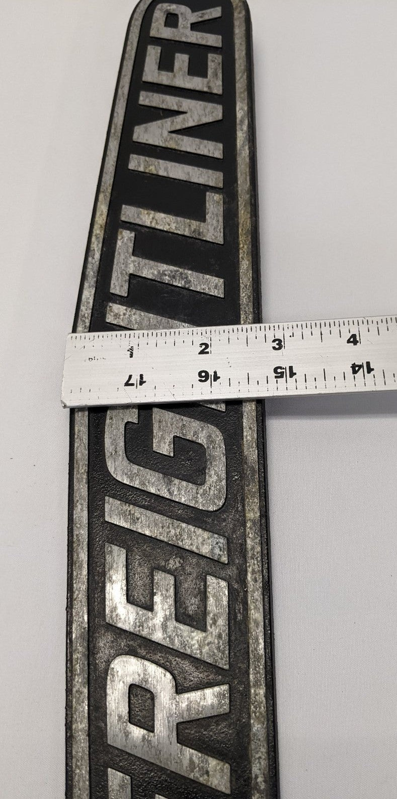 Damaged Vintage Freightliner Nameplate -P/N 22-39676-001