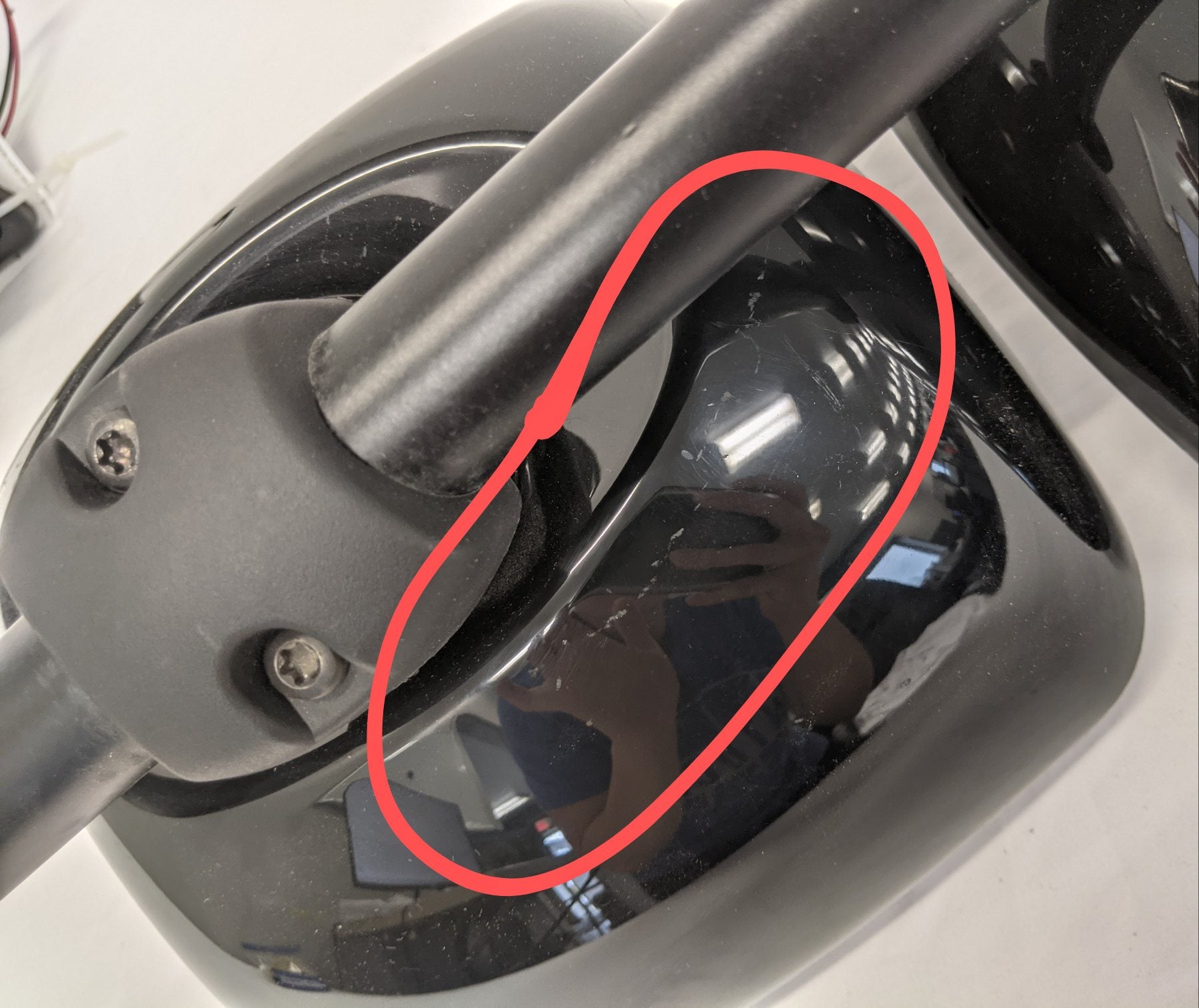 *Damaged* FTL M2 LH Black, Heated, Outer Mirror Assembly - P/N  A22-74243-028 (6599021723734)