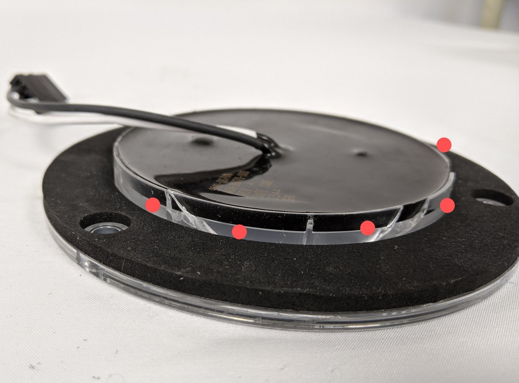 Damaged Grakon Flush Mount LED Utility Lamp - P/N A06-86170-000 (3939721445462)
