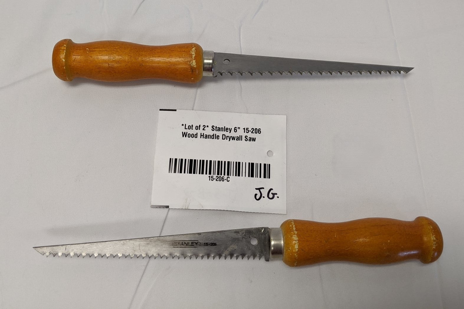 Stanley 6" Drywall Saw (2-Pack) - 15-206 - Wood Handle