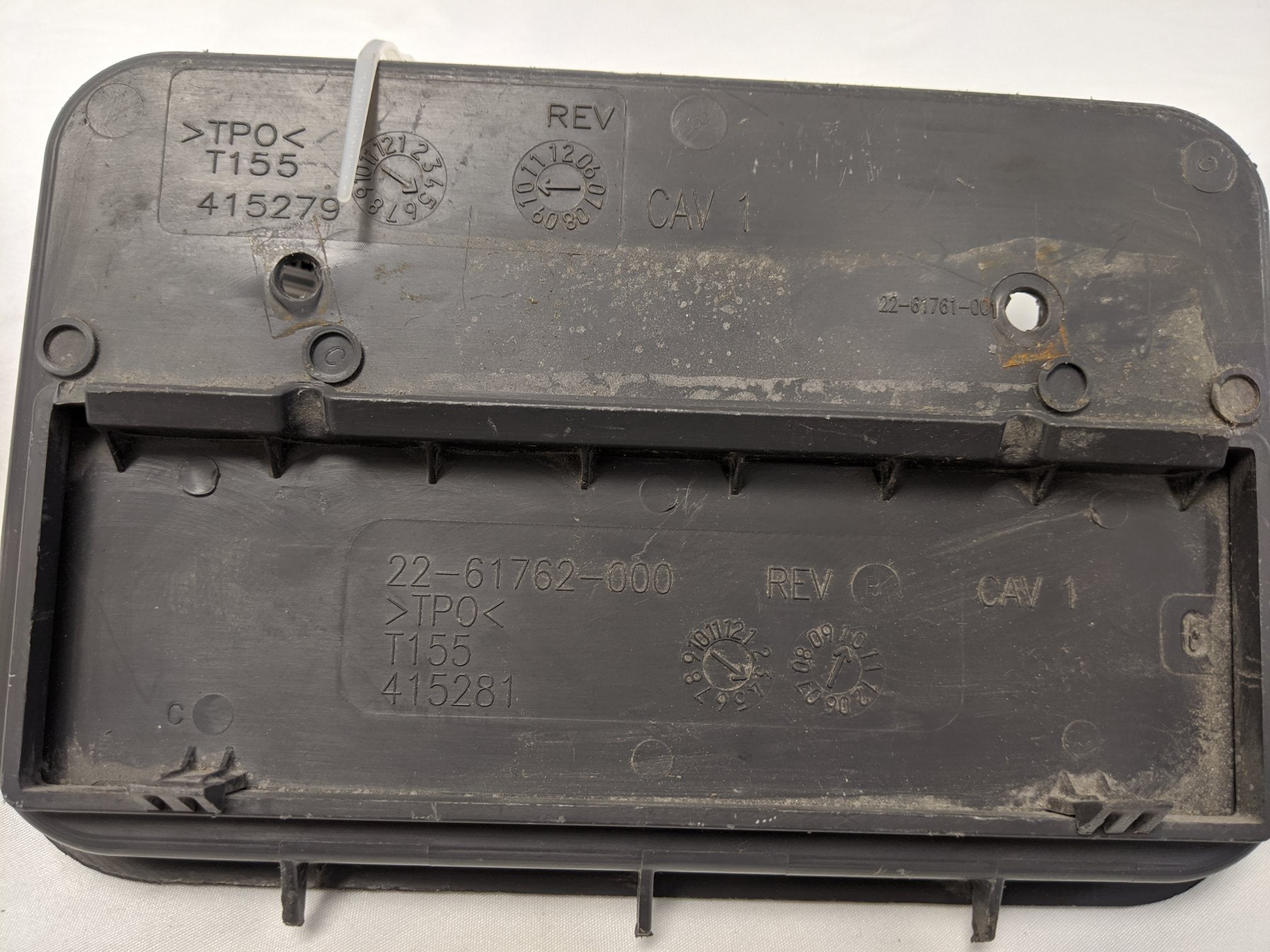 Used FTL CAS P3 RH Overhead Console Trim Plate w/ Pocket - P/N 22-61761-001