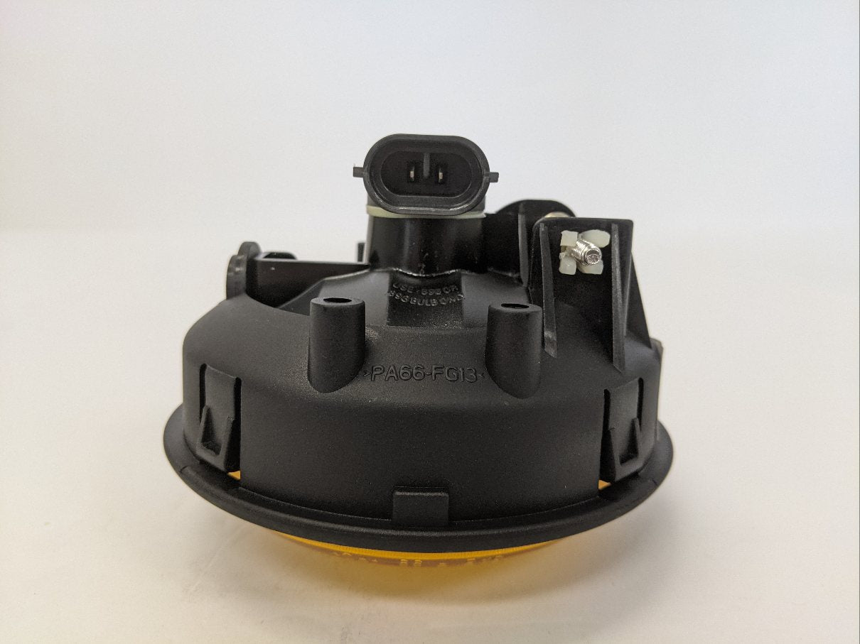 New Freightliner Round Amber Fog Lamp Assembly w/o Bulb--PN  A06-75742-001, 6810-003 (10109762011452)