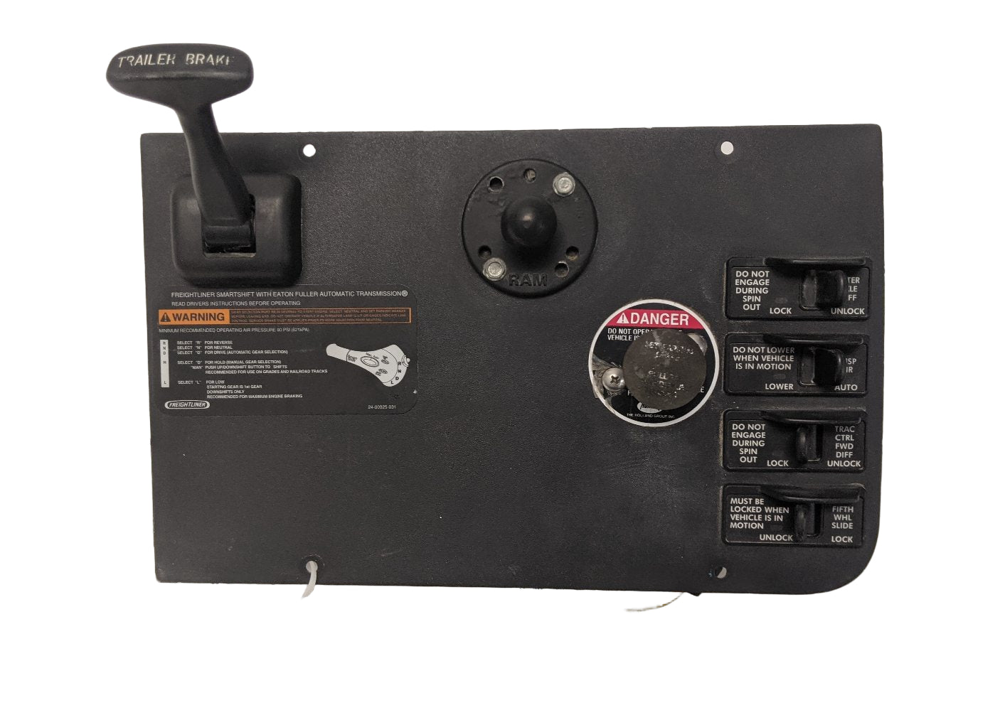 Used Freightliner Cascadia P3 Auxiliary Instrument Panel -  P/N  22-60660-000