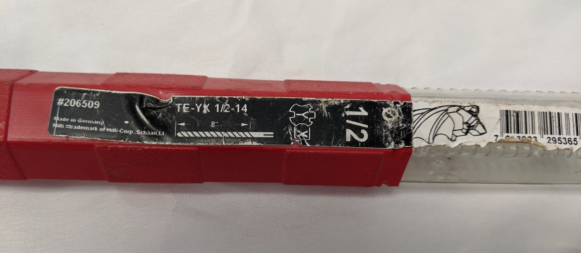 Hilti TE-YX 1/2" SDS Max Hammer Drill Bit - P/N: 206509