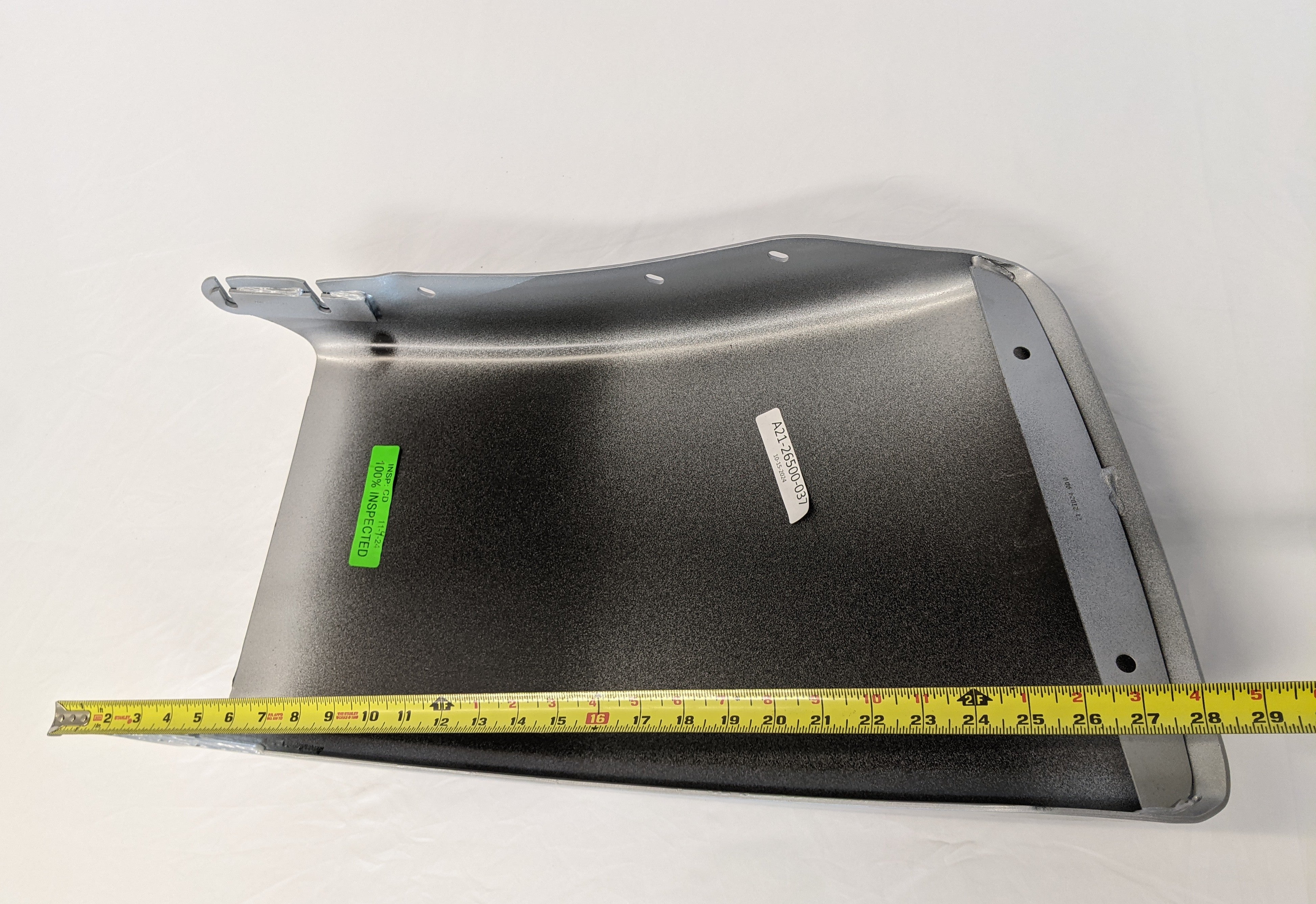 New Freightliner M2 RH Painted Silver Steel Bumper End - P/N  A21-26500-038 (10144199639356)