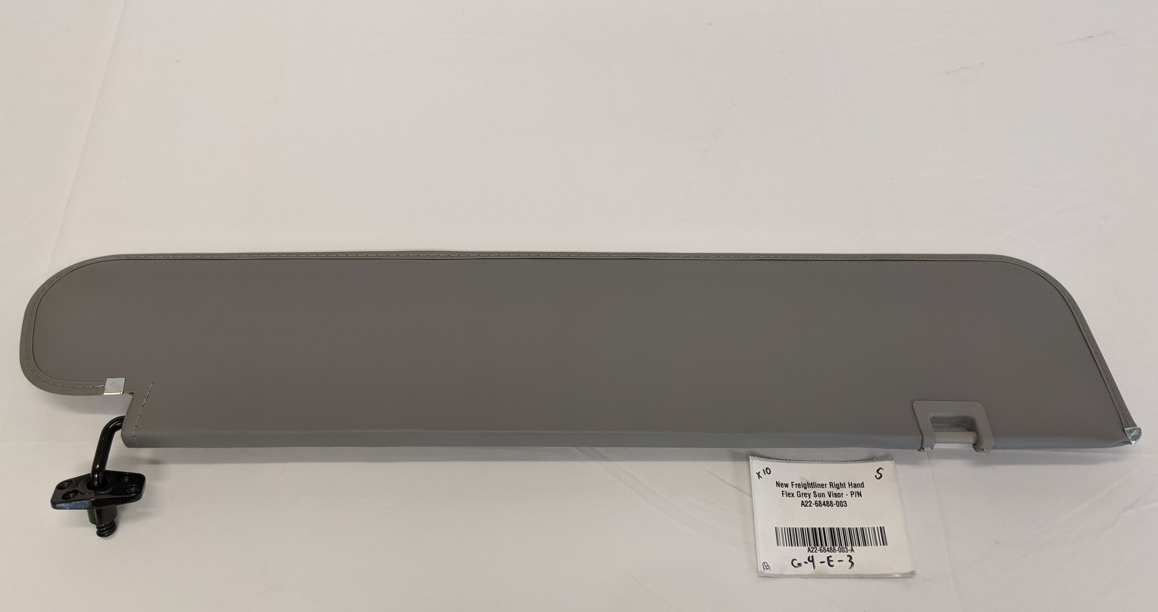New Freightliner Right Hand Flex Grey Sun Visor - P/N A22-68488-003 (10140163211580)