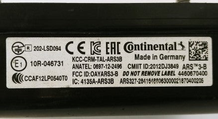 Meritor Wabco Onguard Radar Distance Sensor - WAB 400 871 021 0