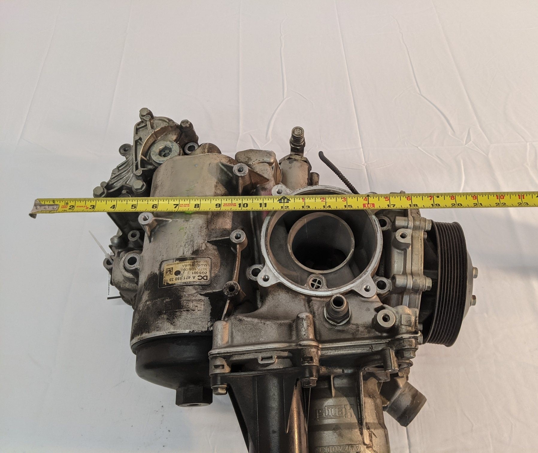 Used Detroit DD13 Engine Oil Coolant Module Assembly - P/N A 471 180 38 10